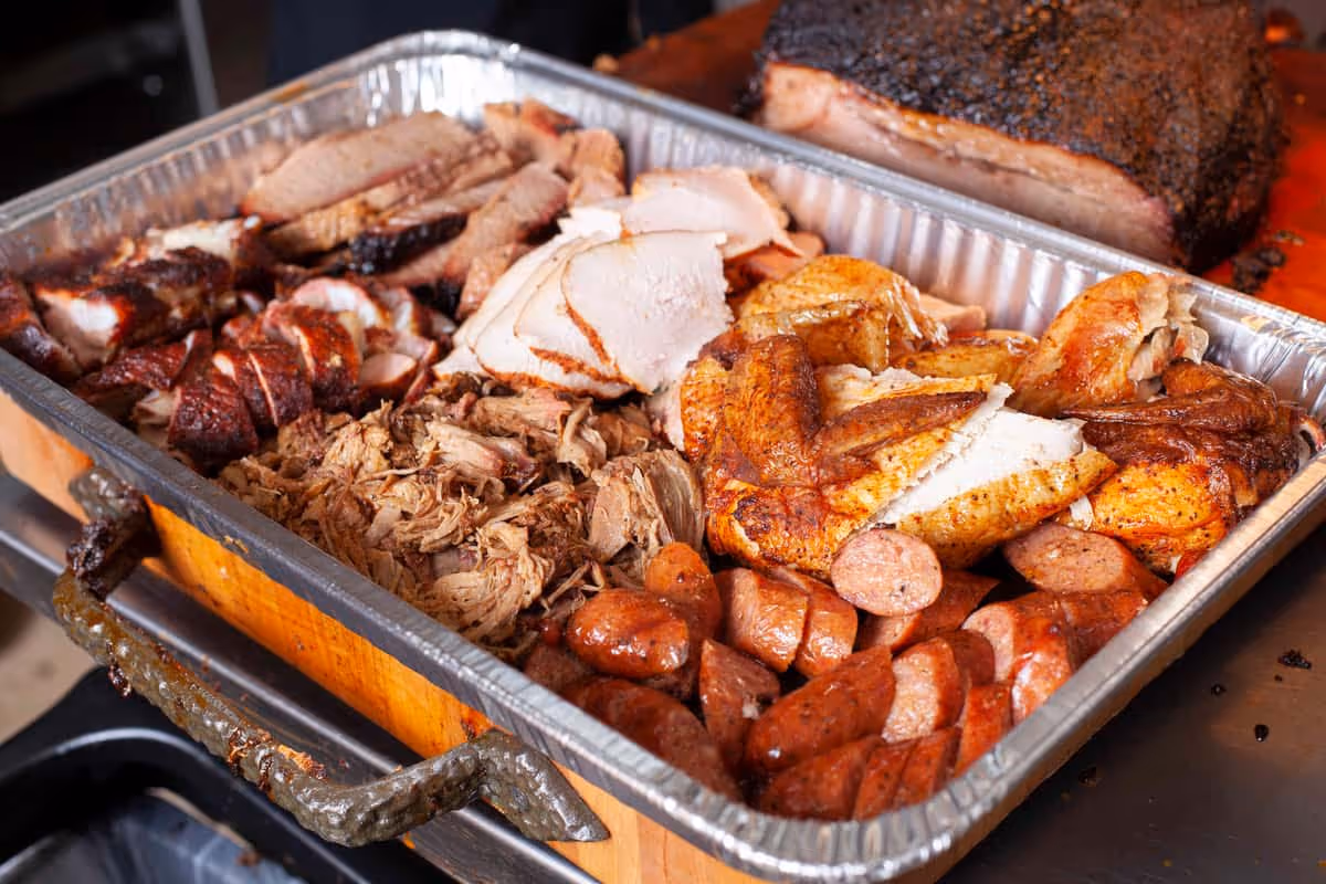 BBQ Tray at the Big Bib BBQ